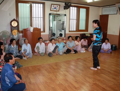 (2009.07.29)장수웰빙대학-요가교실-풍각봉기2리