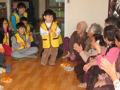 (2010.01.23)청도군가족봉사단 오복노인의집 방문