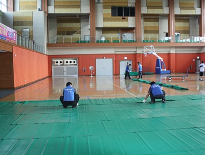 (2010.09.02)한국철도공사 대구전기사무소 장애인재활증진대회 전날준비
