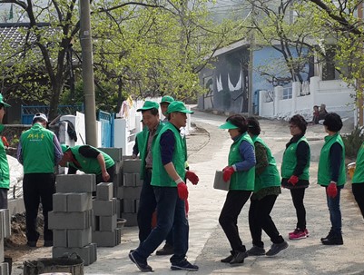 (2014.04.16)청도행복마을 1호-청도읍 새마을3단체 담장보수