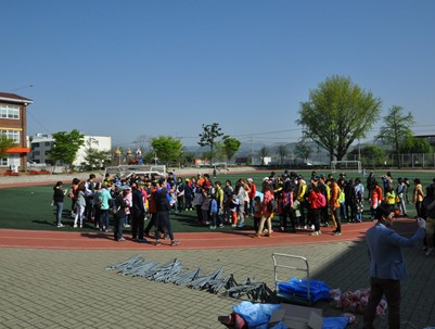 (2015.04.25)청도군녹색사랑운동본부-청도초등학교 환경정화