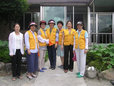 (2008.07.30)기독여성연합회 소망의집 잡초제거 봉사활동