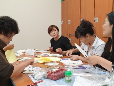 (2019.07.24)거점센터 산서(어머니경찰대)-압화공예