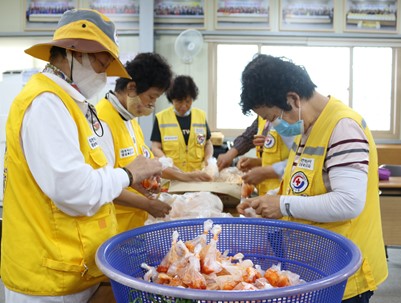 (2020.07.22)매전적십자봉사회 삼계탕 나눔