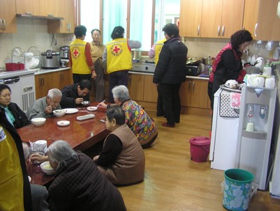 (2008.12.27)매전사랑봉사회 오복노인의집 떡국봉사