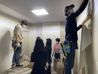 (2021.05.28) 도배봉사활동 매전면 남양리