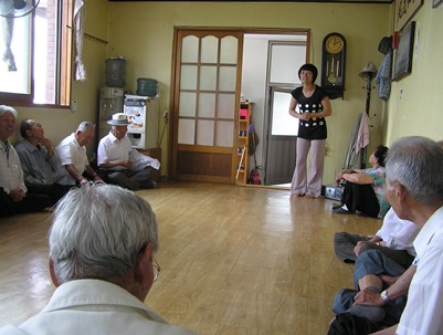 (2009.07.02)장수웰빙대학-이석주암경로당-요가교실